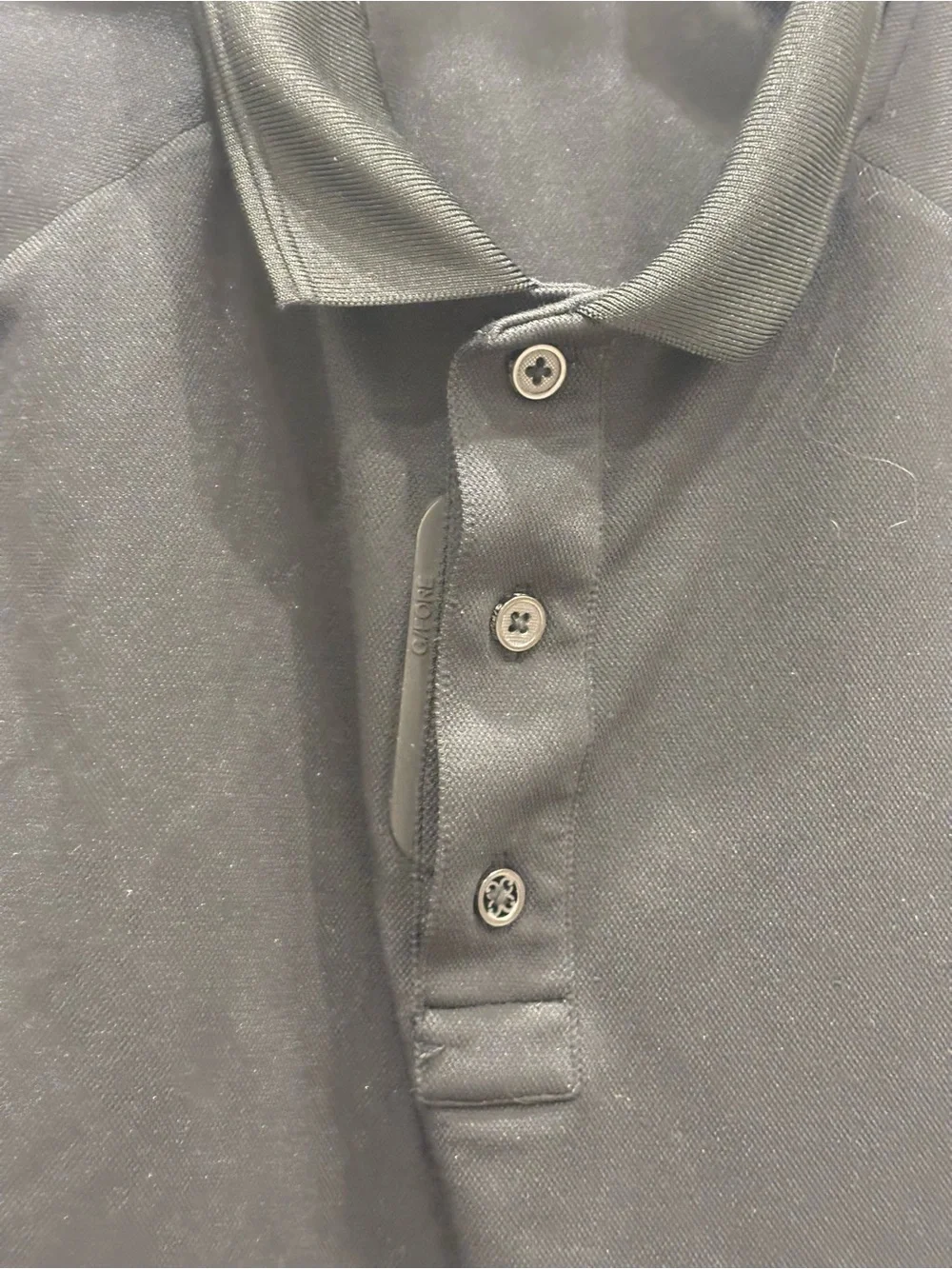 G/FORE Men's Black Golf Polo Shirt